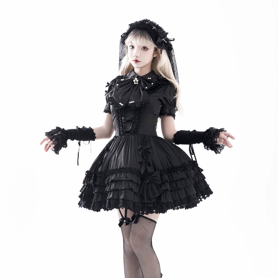 Nn Star~Starry Nights~Gothic Lolita JSK Dress Short Length Vintage Jumper Dress   