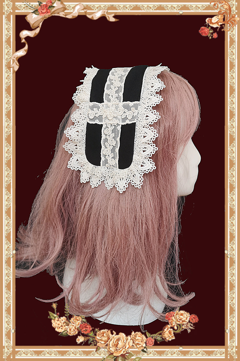 Infanta~Breath of Heaven~Gothic Lolita Jumper Dress S black hairband 