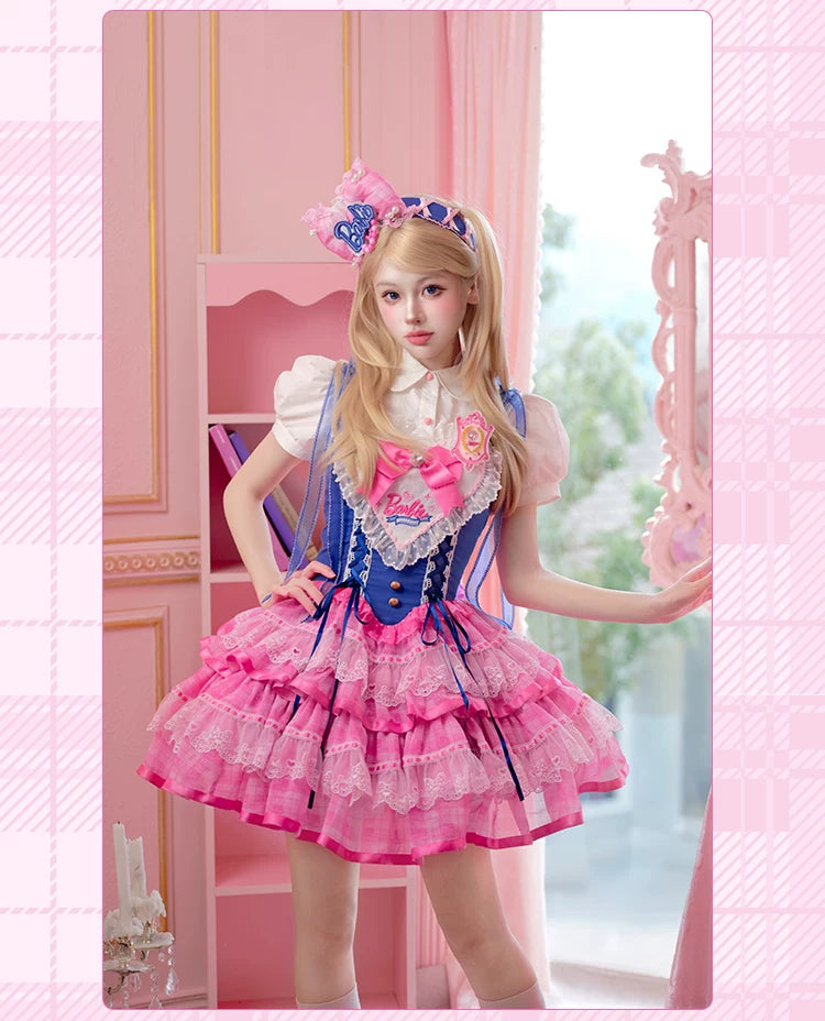 Princess Academy - IP Collab Sweet Lolita JSK Dress, Heart Embroidery 45883:866271