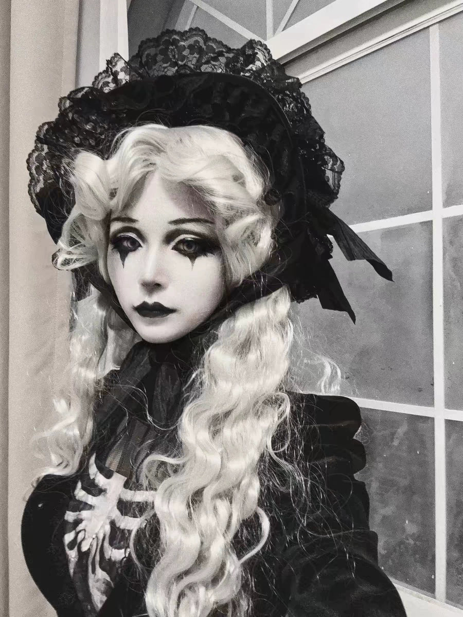 Honey Princess~Handmade Gothic Lolita BNT Halloween Lolita Hat 40430:662346