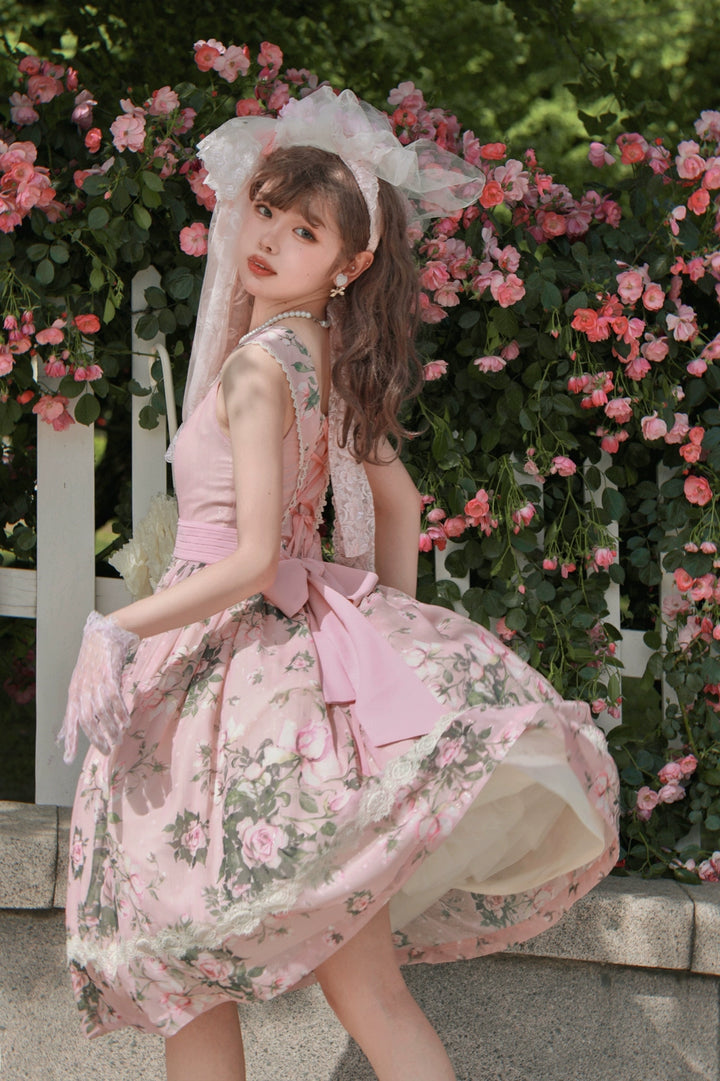 Miss Point~French Rose~Elegant Lolita JSK Dress