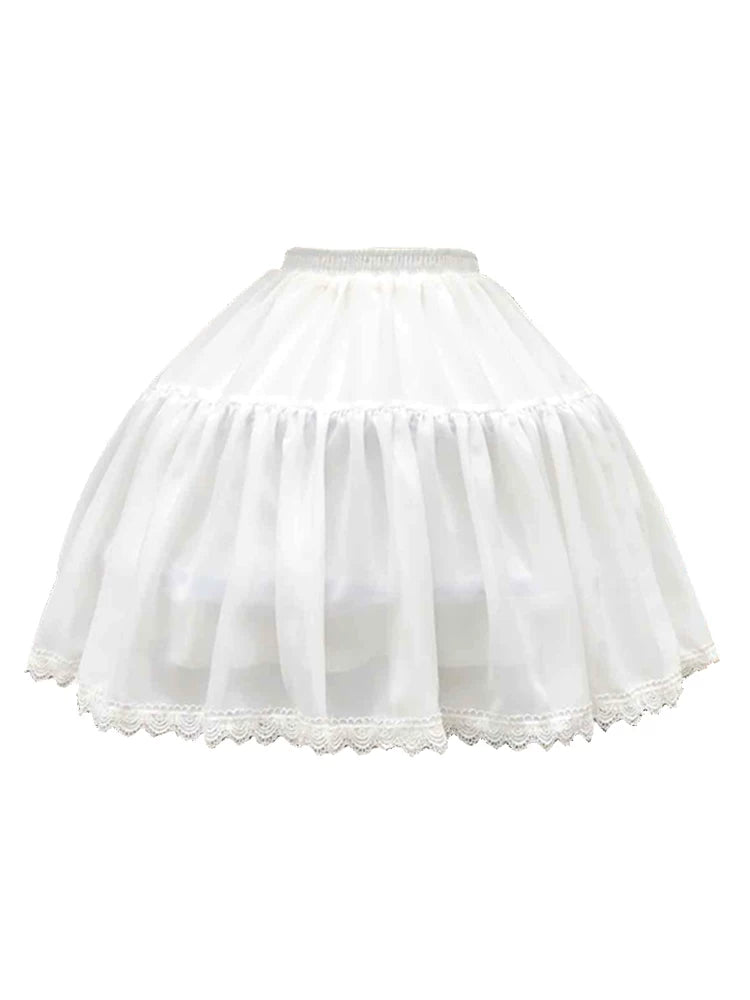 Adjustable Lolita Hoop Puffy Petticoat, 17.7" (45 cm)