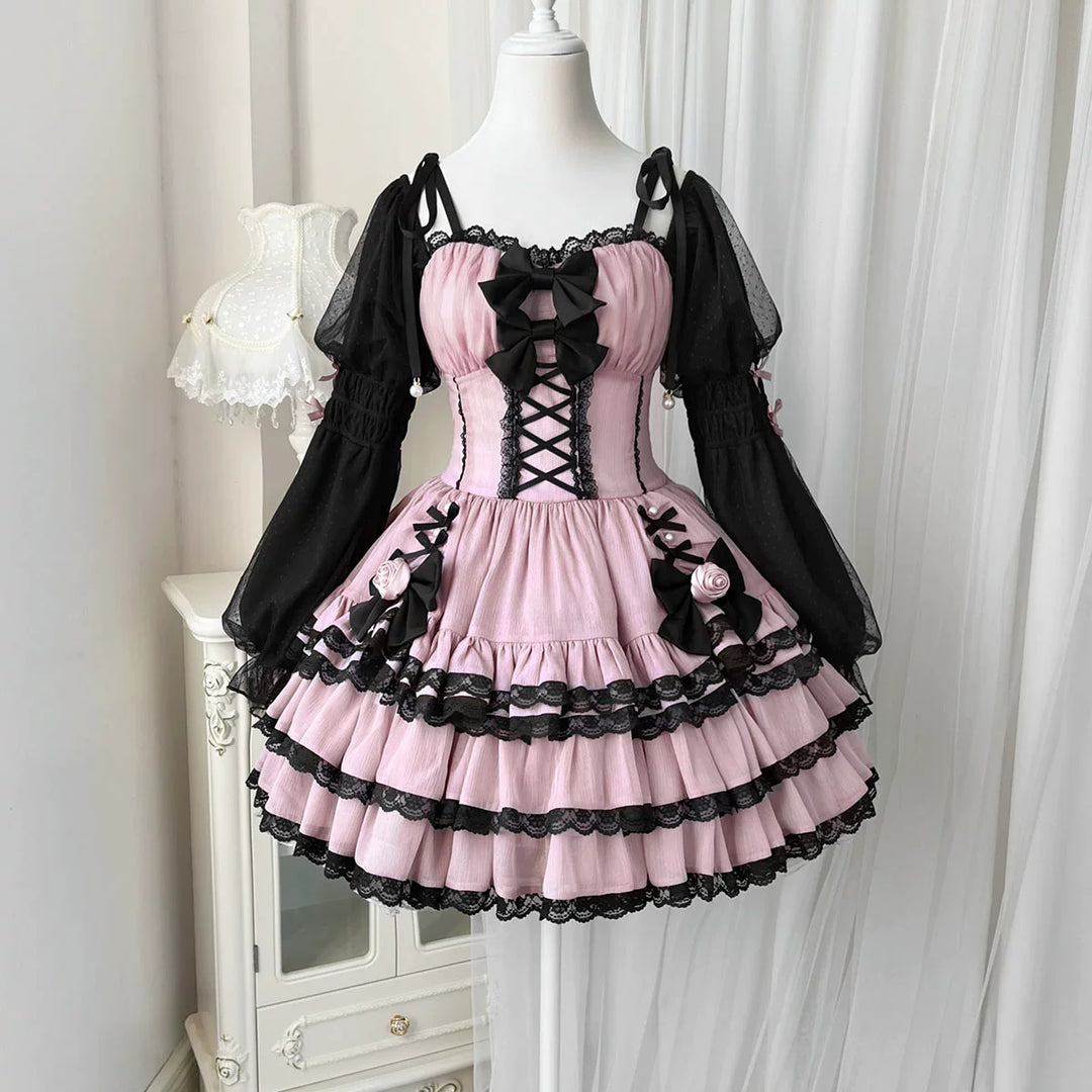 Your Princess~Sweet Lolita OP Dress Palace Girls Princess Sleeve Dress S OP dress 