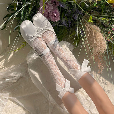 WAGUIR~New Summer Kawaii Lolita Socks white free size 