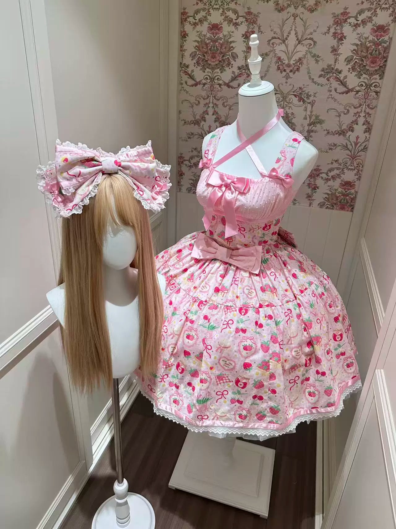 Fruit Hard Candy - Cotton Old School Lolita Candy Printed OP & JSK Dress 45536:853643