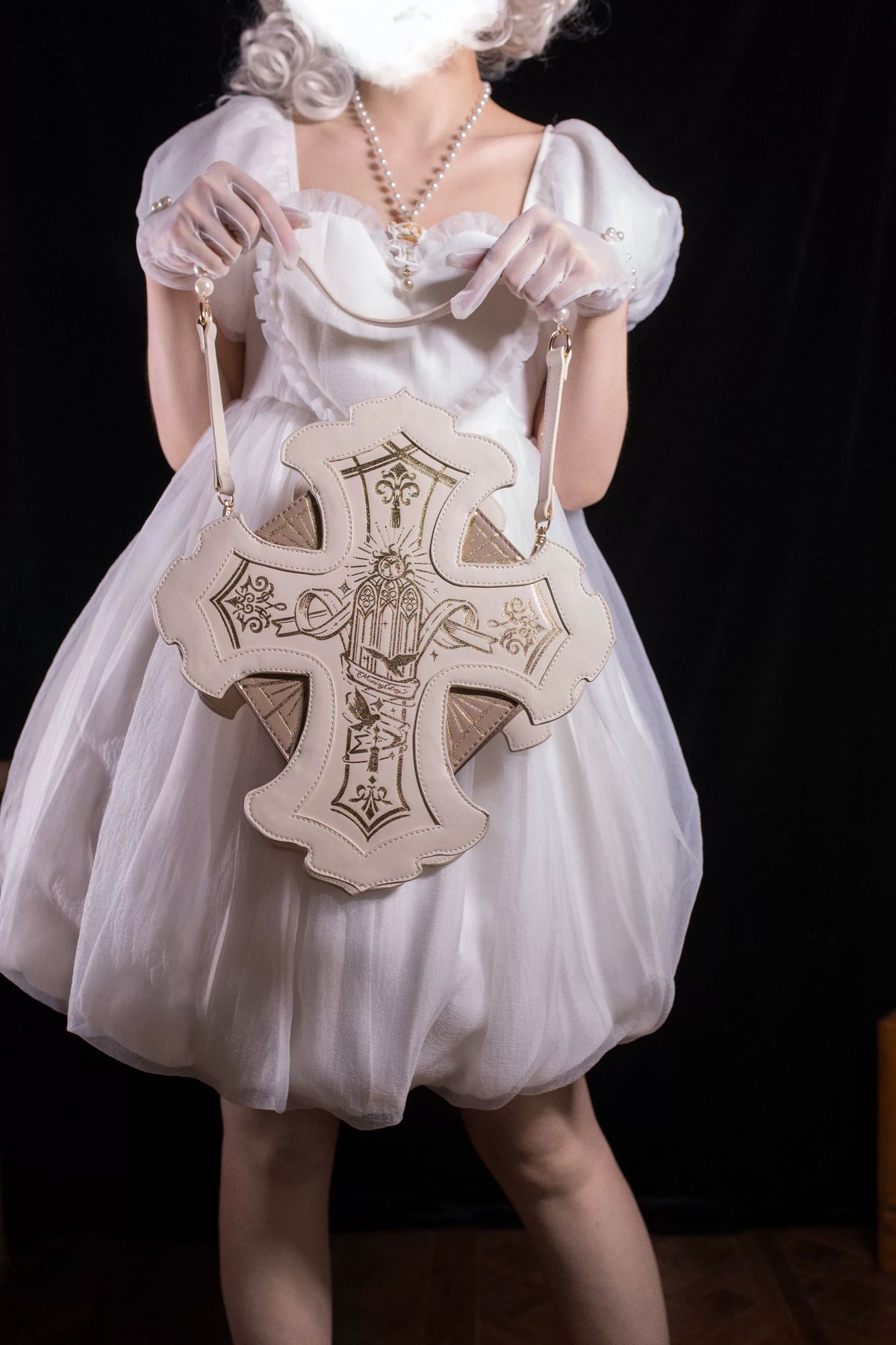 Gothic Lolita Bag, Two Detachable Shoulder Straps 45980:870147
