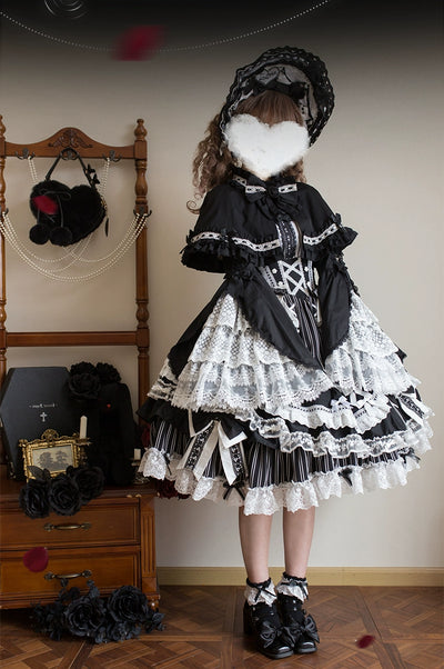 Lost Aqua~Vintage Lolita Dress Set Cotton Shirt   