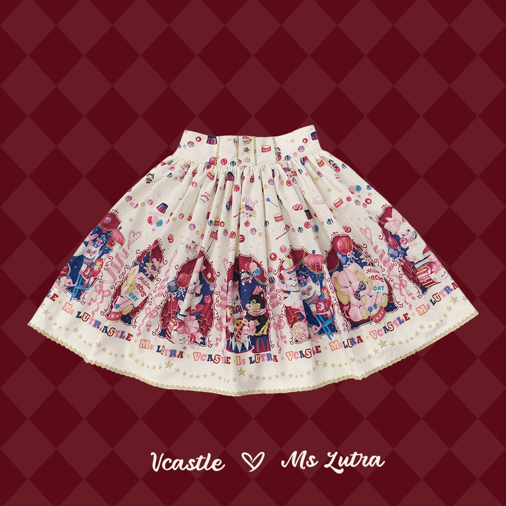 Vcastle~IP Collab Sweet Lolita Salopette and SK Size S apricot SK only