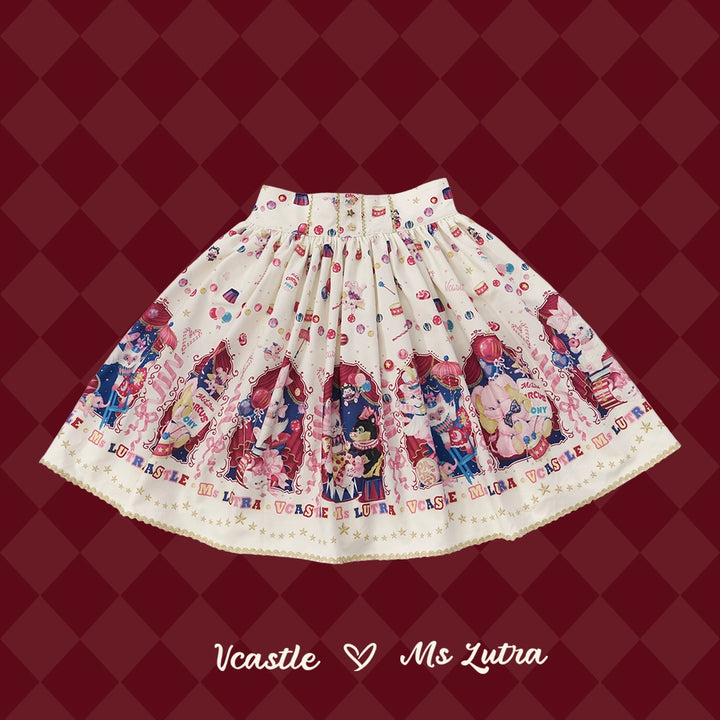 Vcastle~IP Collab Sweet Lolita Salopette and SK Size S apricot SK only