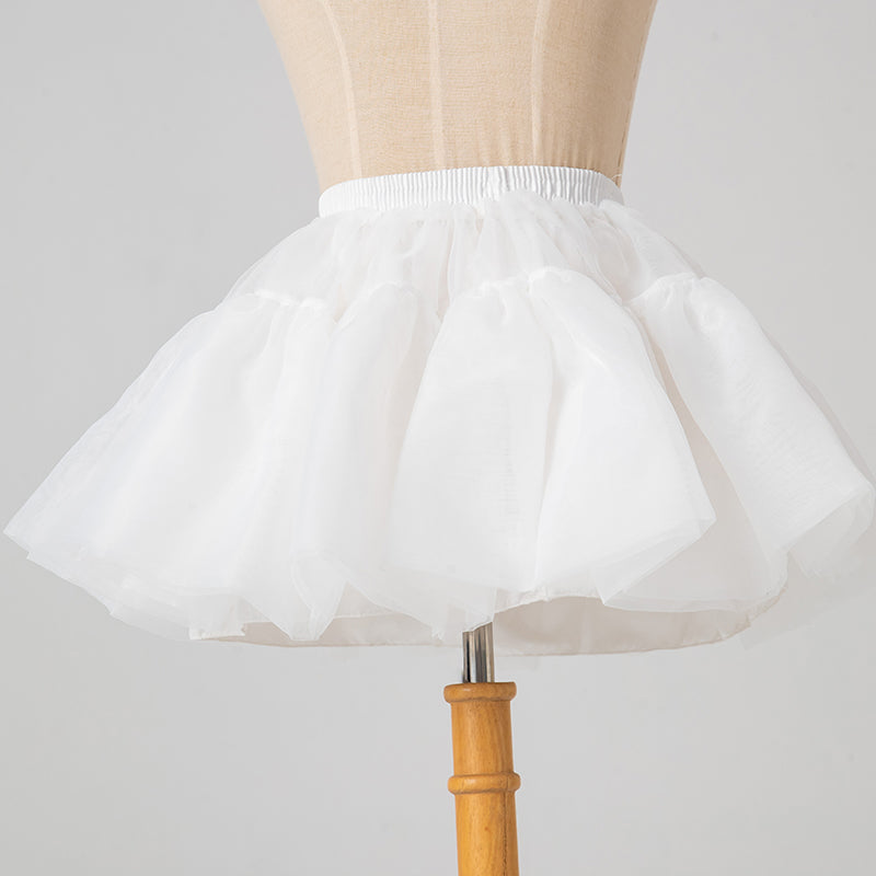Manyiluo - Daily Puffy - Lolita Boneless Petticoat | 13.8" (35 cm) Length