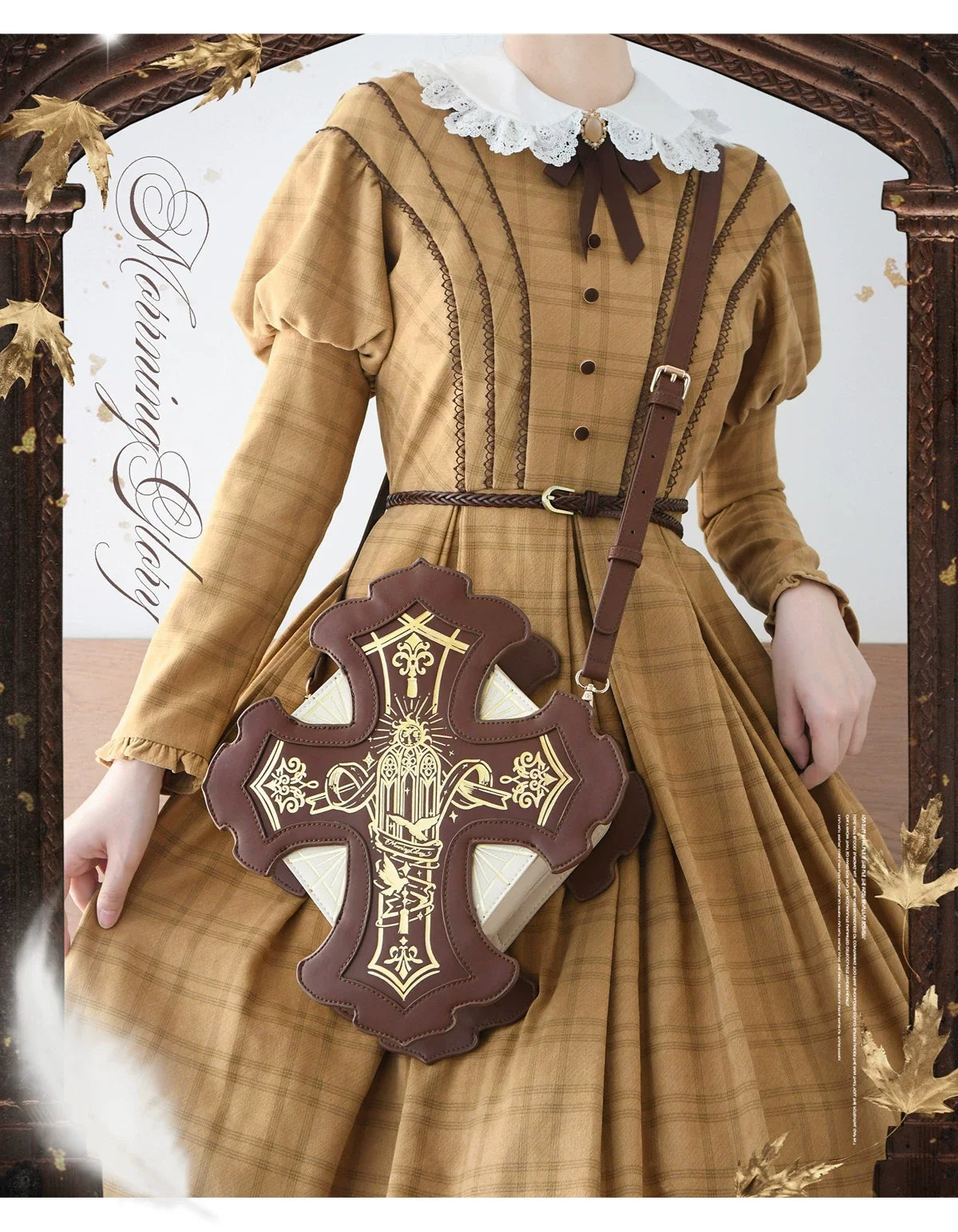 Gothic Lolita Bag, Two Detachable Shoulder Straps 45980:870129