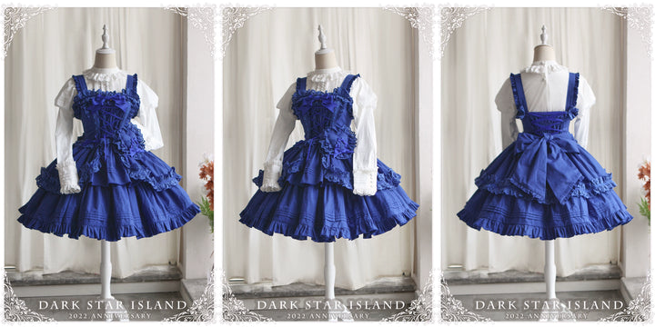 Dark Star Island~Halloween Gothic Lolita JSK Short Lolita Jumper Dress 39946:644390