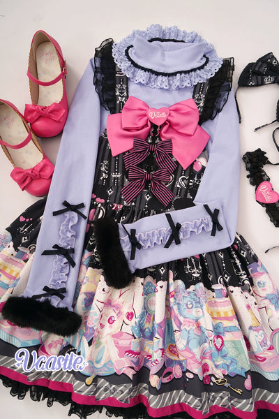 (Buy for me) Vcastle~Sweet Lolita High-neck Long Sleeve Sweater   