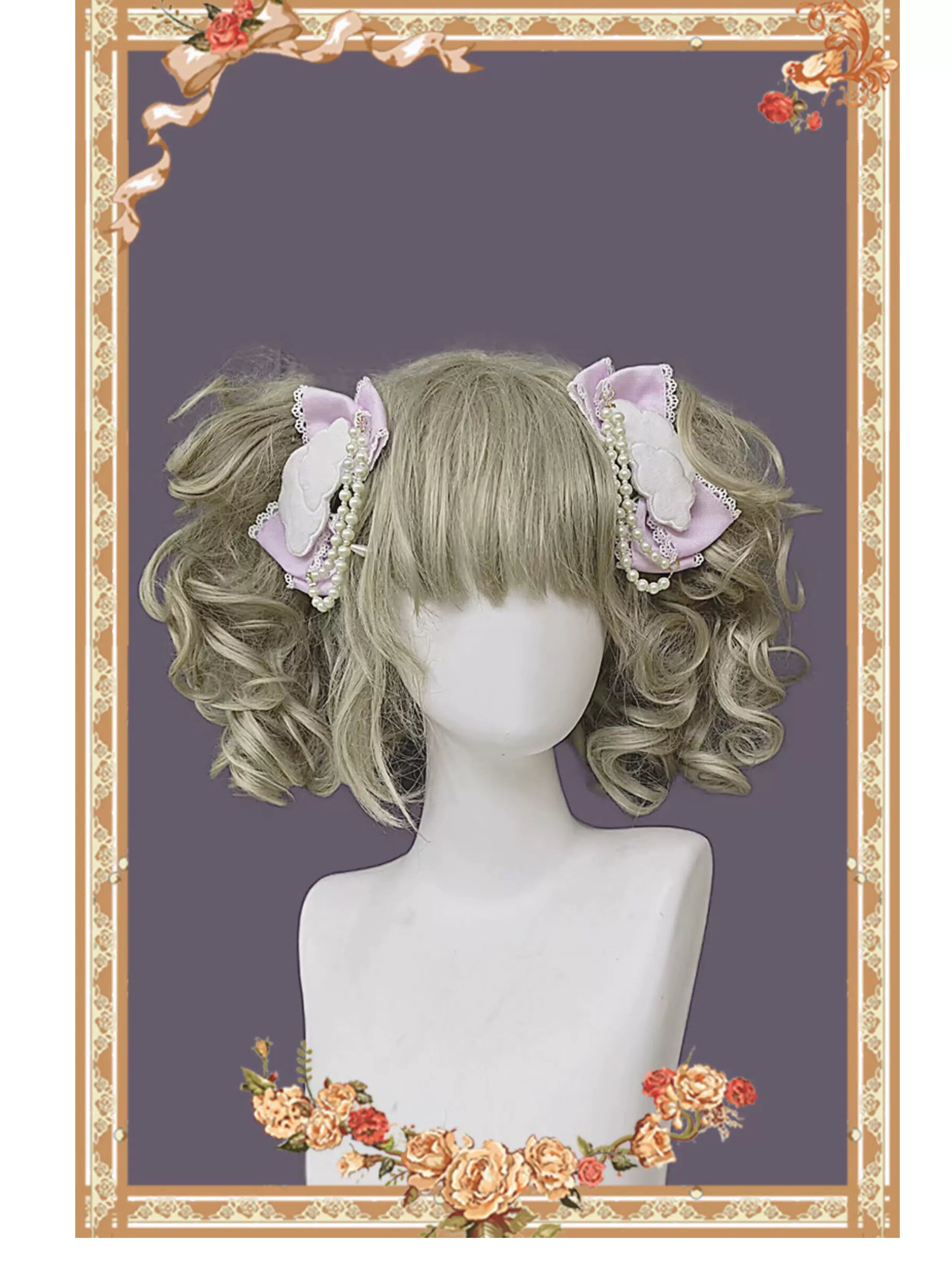 Sleepy Bear - Kawaii Lolita Bear and Star Printed Dress 45663:857668