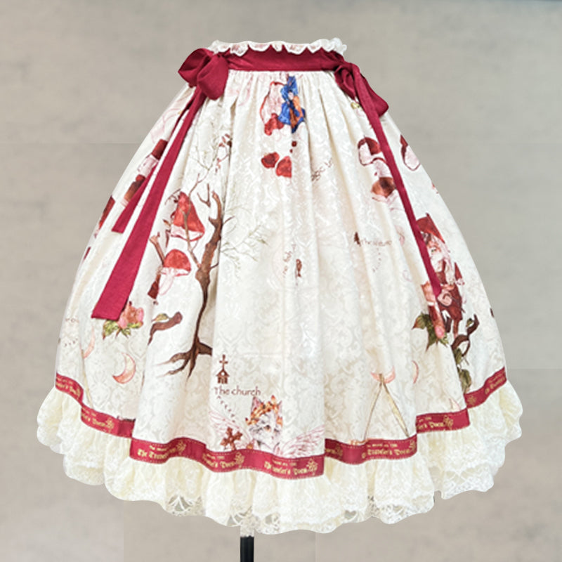 Zhijinyuan~Vintage Lolita Slim Corset Skirt S skirt 