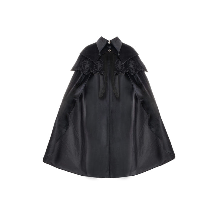 (BFM)With Puji~Gothic Lolita Cape Set~Pilgrim Detachable Cloak 33164:409824