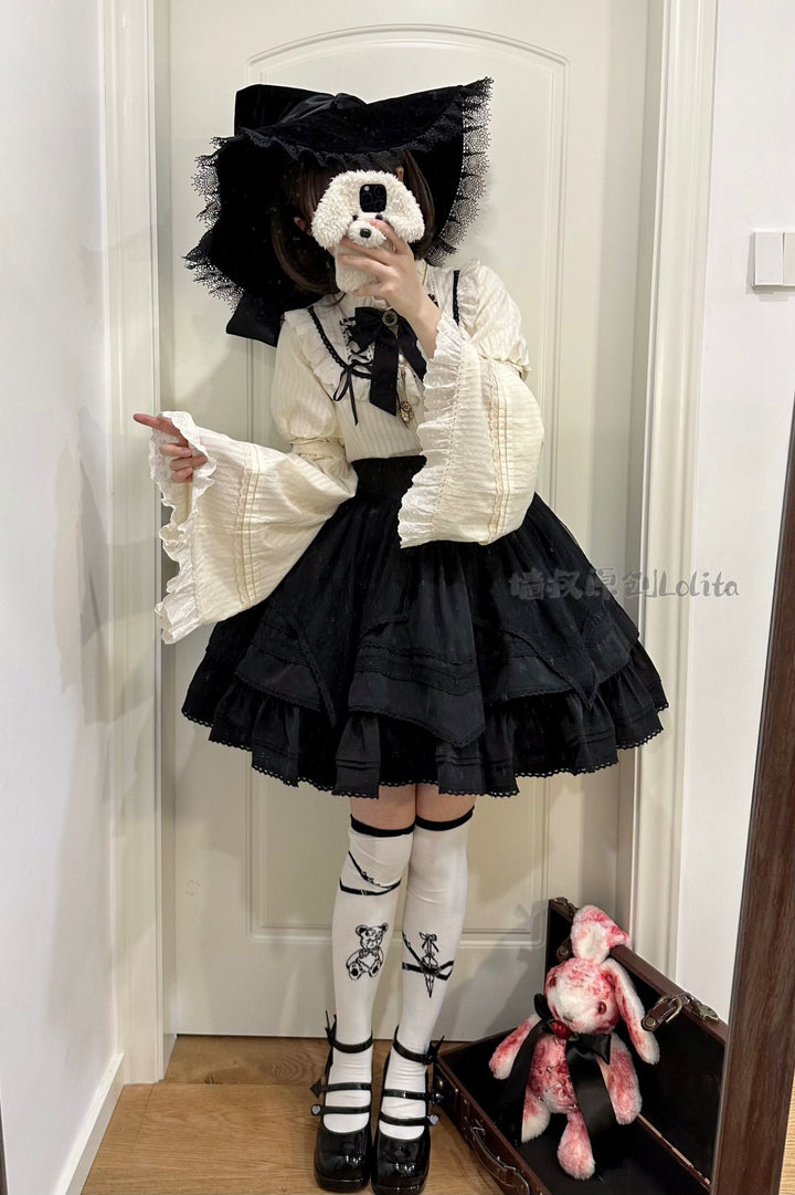 (Buyforme)Uncle Wall Original~Rich Girl~Elegant Lolita SK and Shirt   