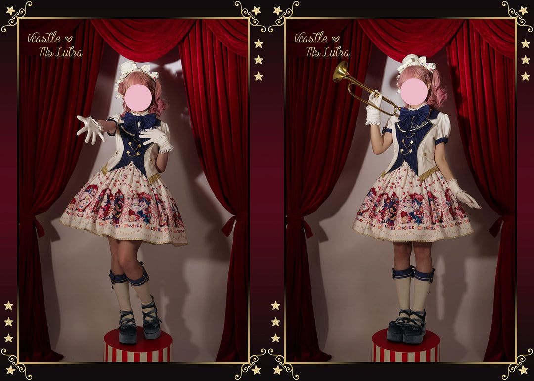 Vcastle~Circus~IP Collab Sweet Lolita Suit and Shirt