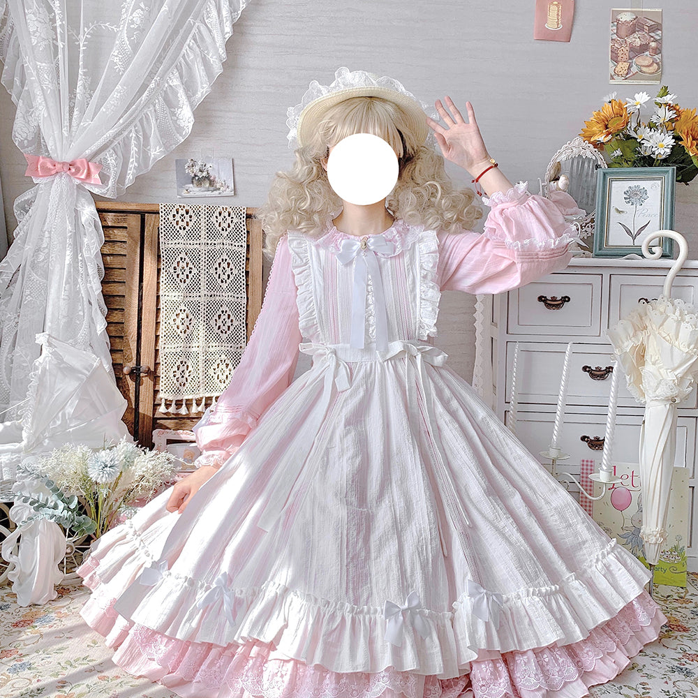 Polyhymnia~Tasha's Garden~White Classical Lolita Dress Apron   