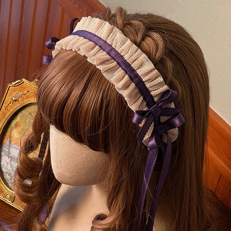 Alice Girl - Yesterday Morning Mist - Classic Lolita KC Elegant Lolita Headdress