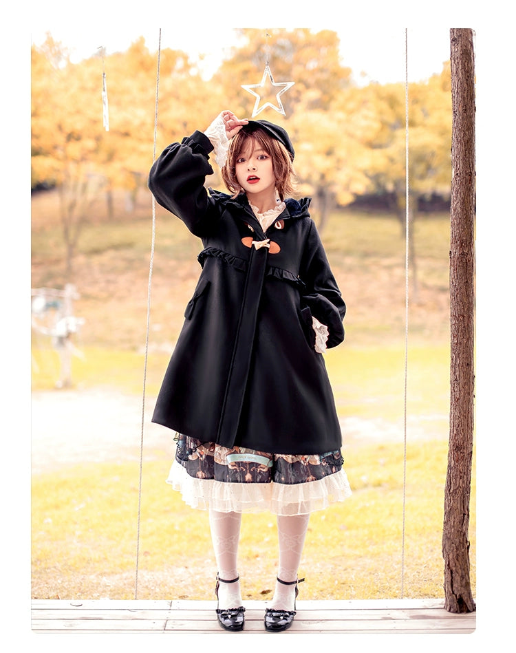 Fairy Cat~Sweet Lolita Coat Autumn and Winter Lolita Outwear