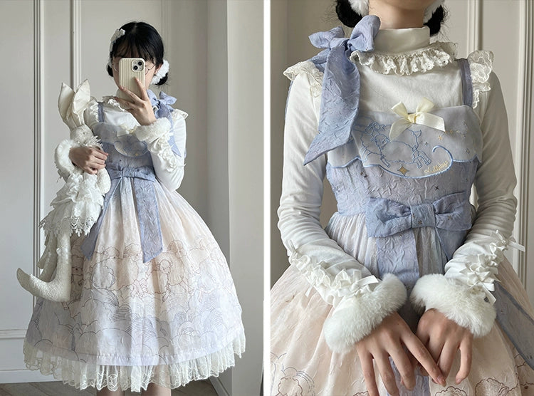 (Buy for me) Vcastle~Sweet Lolita High-neck Long Sleeve Sweater   