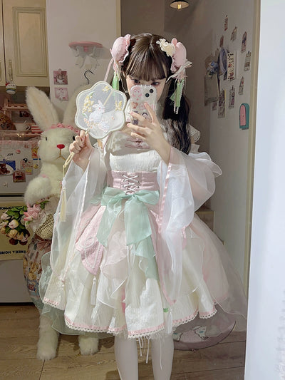Half Sweet Lolita~Dreamlike~Chinese Style Han Lolita JSK Dress   