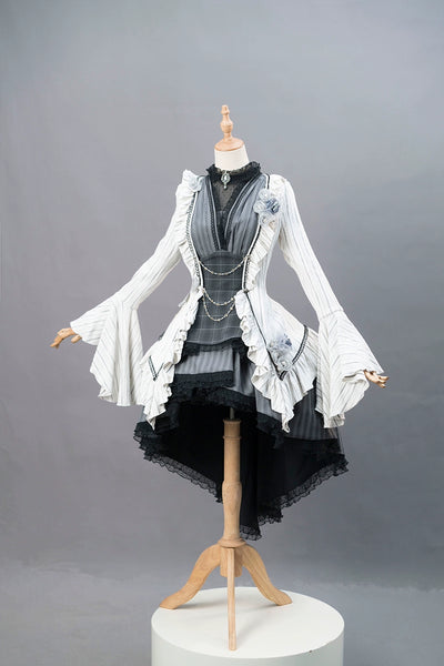 Fantastic Wind~Elegant Lolita Dress Chilly Hime Sleeve Dress S Coat 