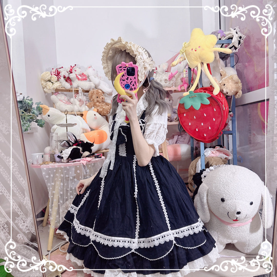 Chestnut Lolita~Lolita Kawaii Cotton BNT Hat   