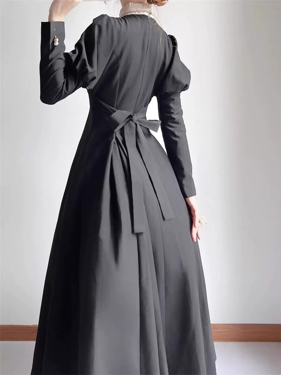 Wanqingyuan~Gothic Lolita Dress Nun Style Blouse SK Set   