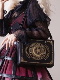 Morning Glory~The Star-Moon Grimoire~Sweet Lolita Crossbody Clamshell bag
