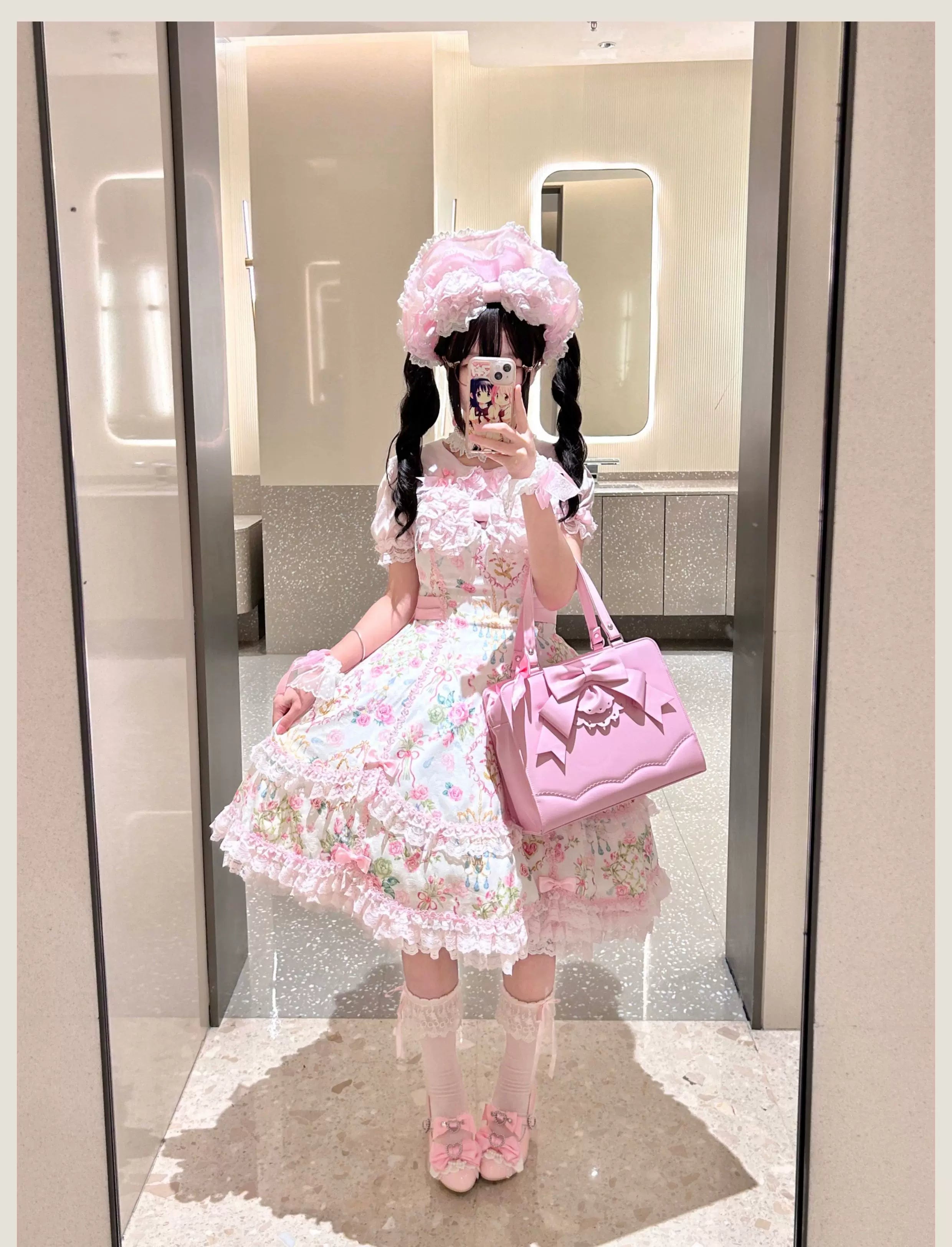 Old School Lolita Peter Pan Collar Blouse with Lace 45504:851203