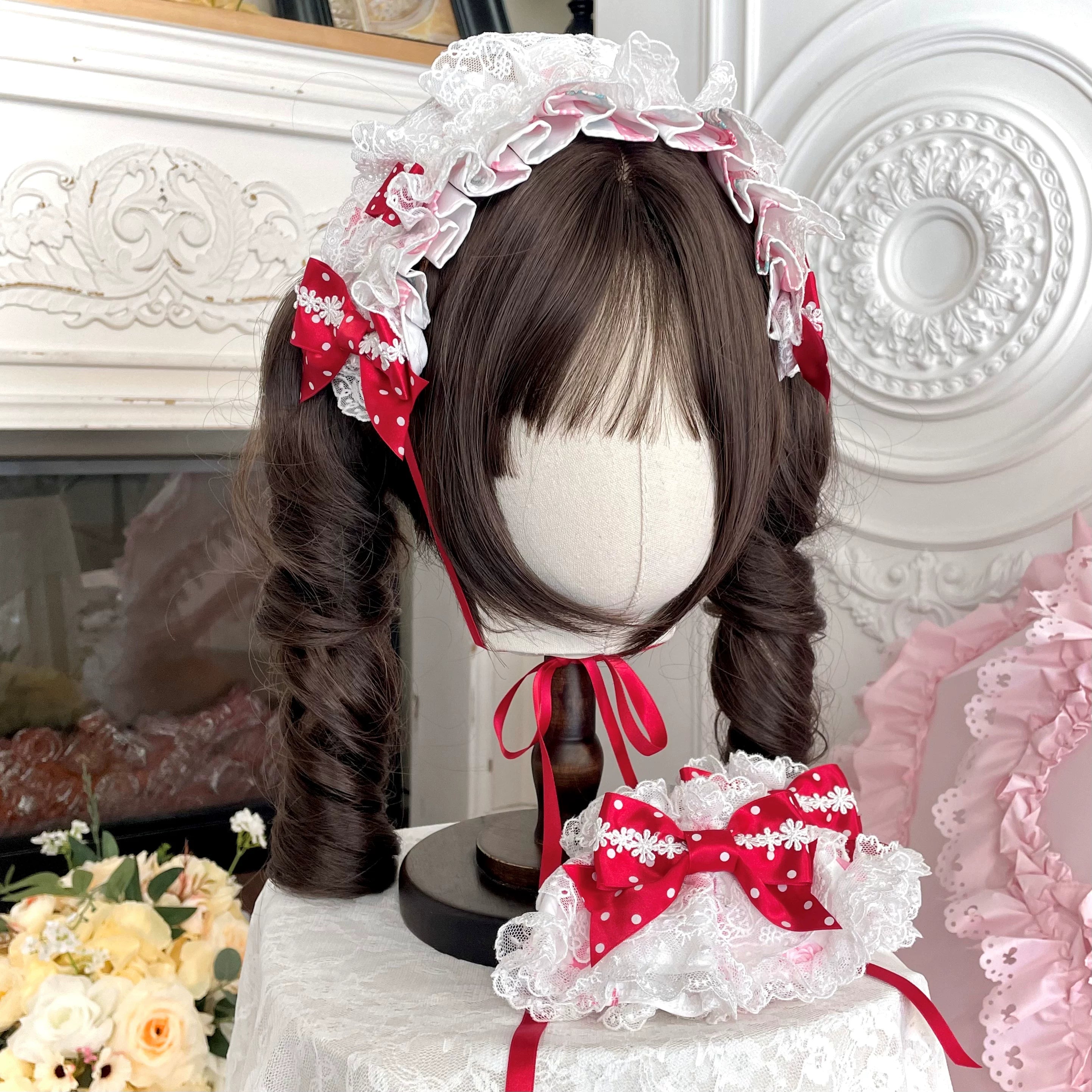 Deer Strawberry Garden - Old School Lolita Deer & Strawberry Printed JSK Dress 45681:860560