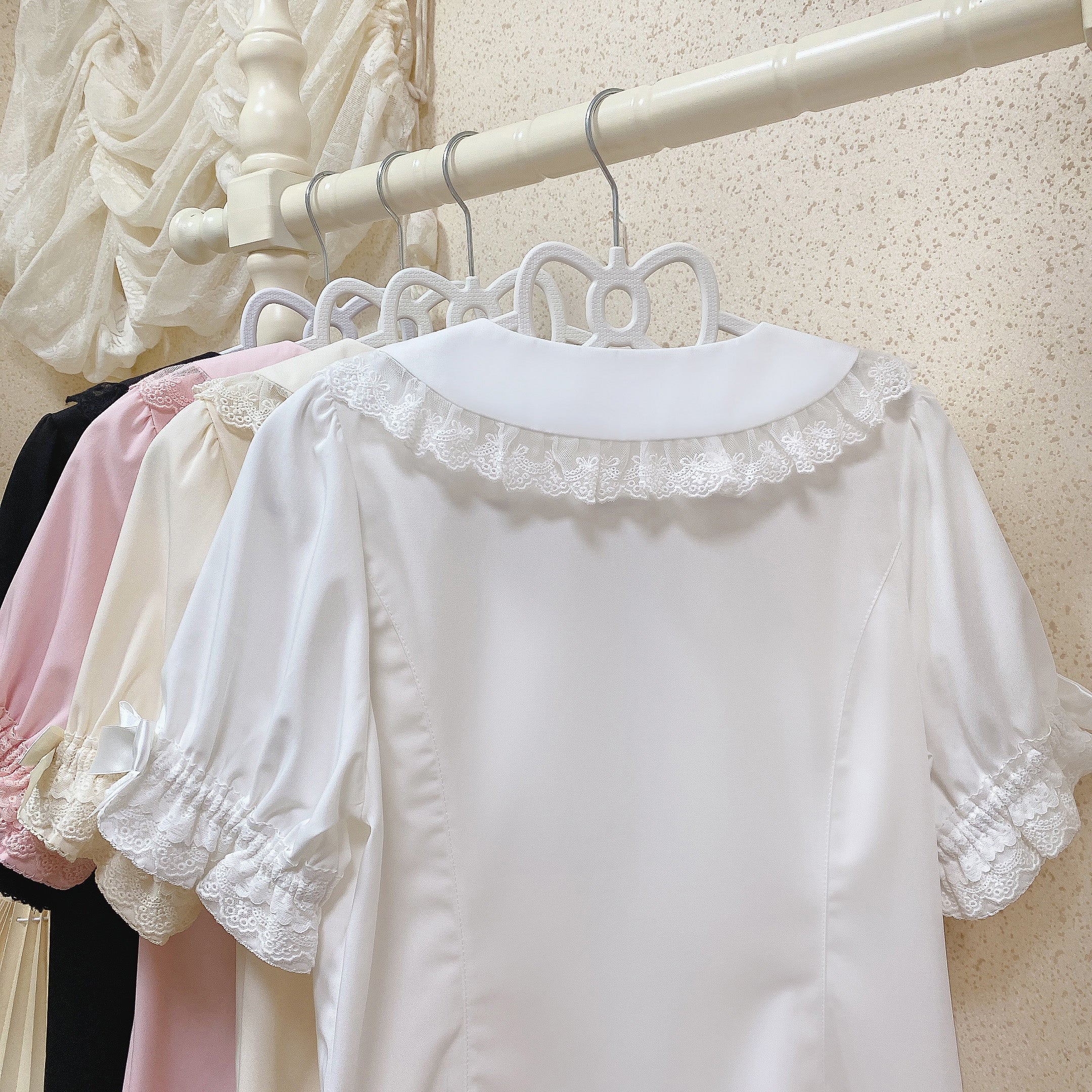 MIST - Summer Time - Kawaii Lolita Shirt with Peter Pan Collar and Short Sleeve