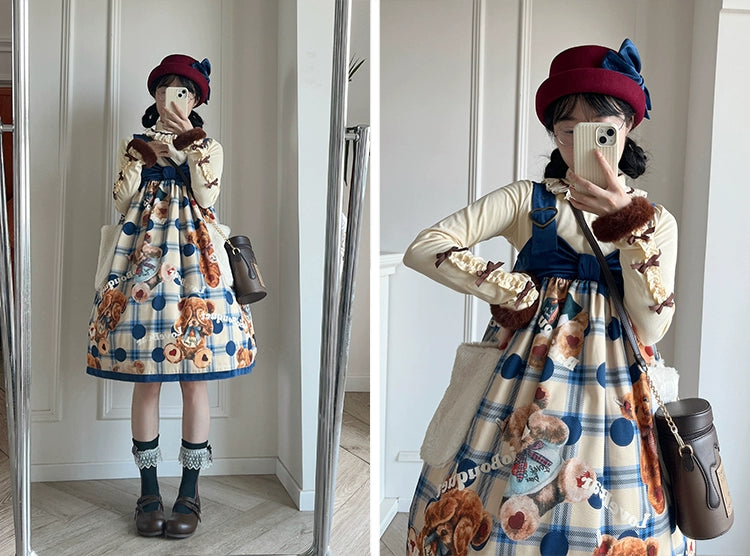 (Buy for me) Vcastle~Sweet Lolita High-neck Long Sleeve Sweater   