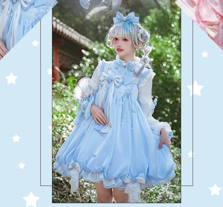 (Buyforme)Golden Koi Forest~Sakura Jellyfish Sweet JSK Dress   