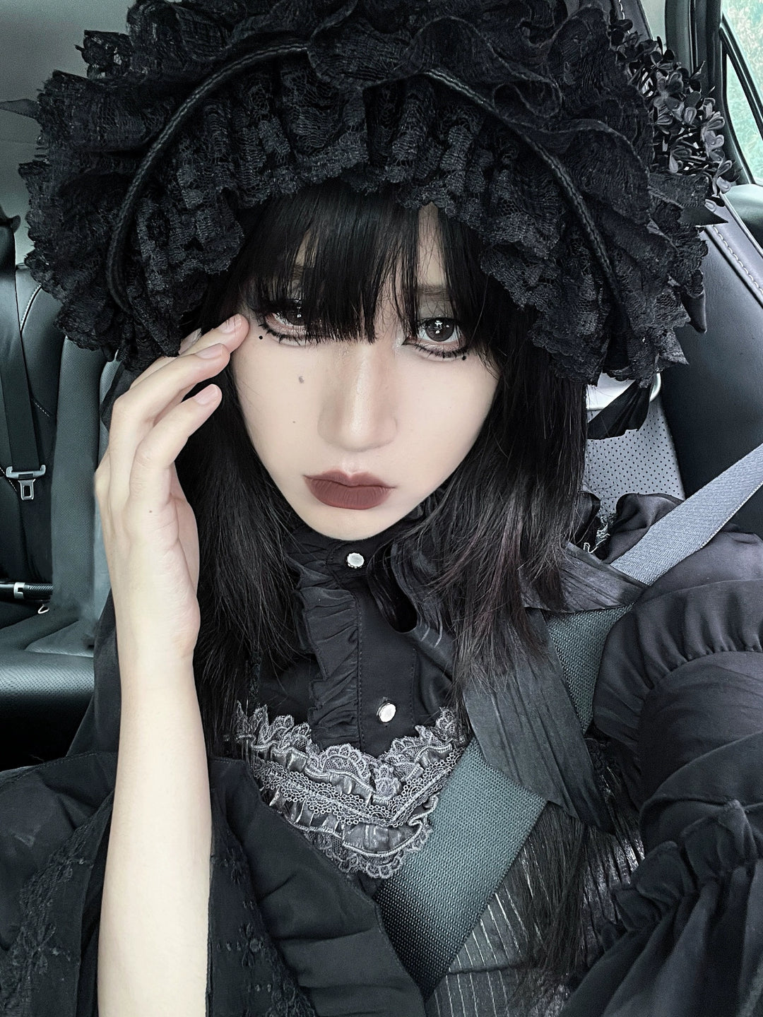 Honey Princess~Handmade Gothic Lolita BNT Halloween Lolita Hat   