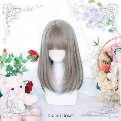 Dalao Home~Whispering Wind~Natural Medium Long Straight Wig   