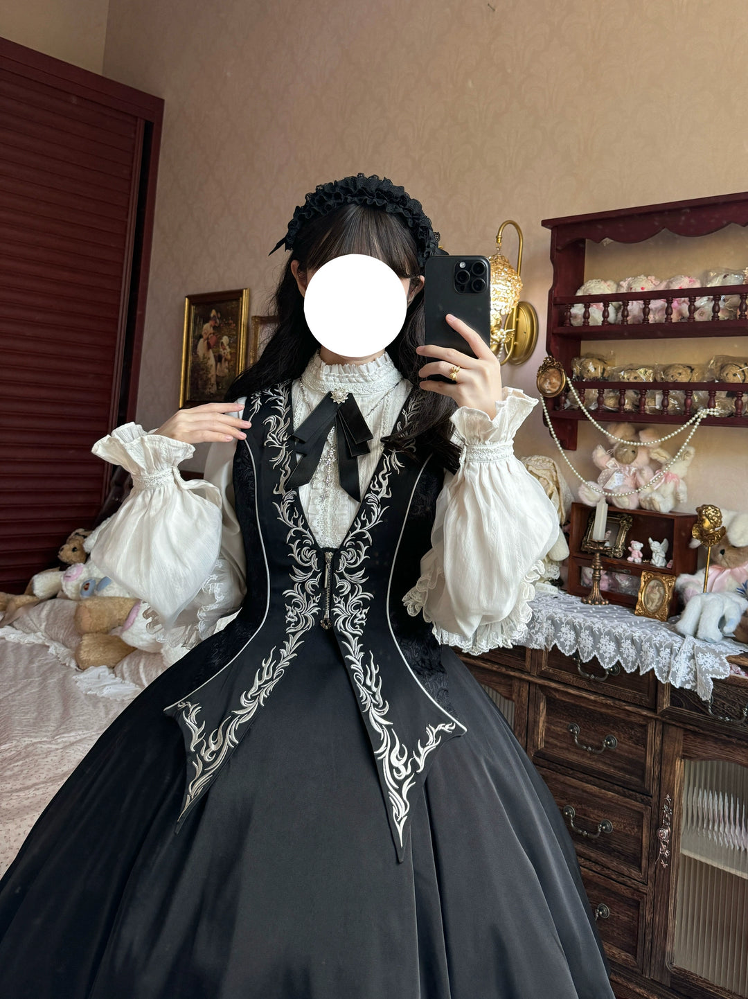 Luxury Banquet~Bloodline~Ouji Lolita Vest Prince Embroidery Irregular Vest