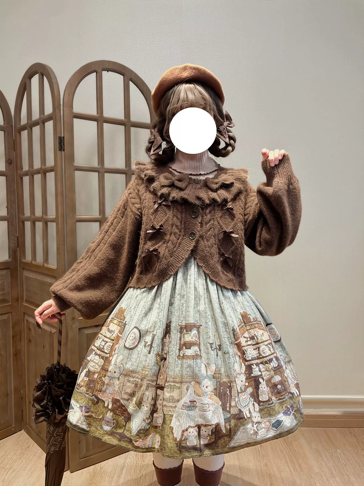 Napoleon Pastry - Sweet Lolita Cardigan, Detachable Bows