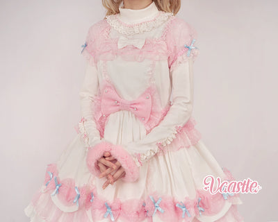 (Buy for me) Vcastle~Sweet Lolita High-neck Long Sleeve Sweater   