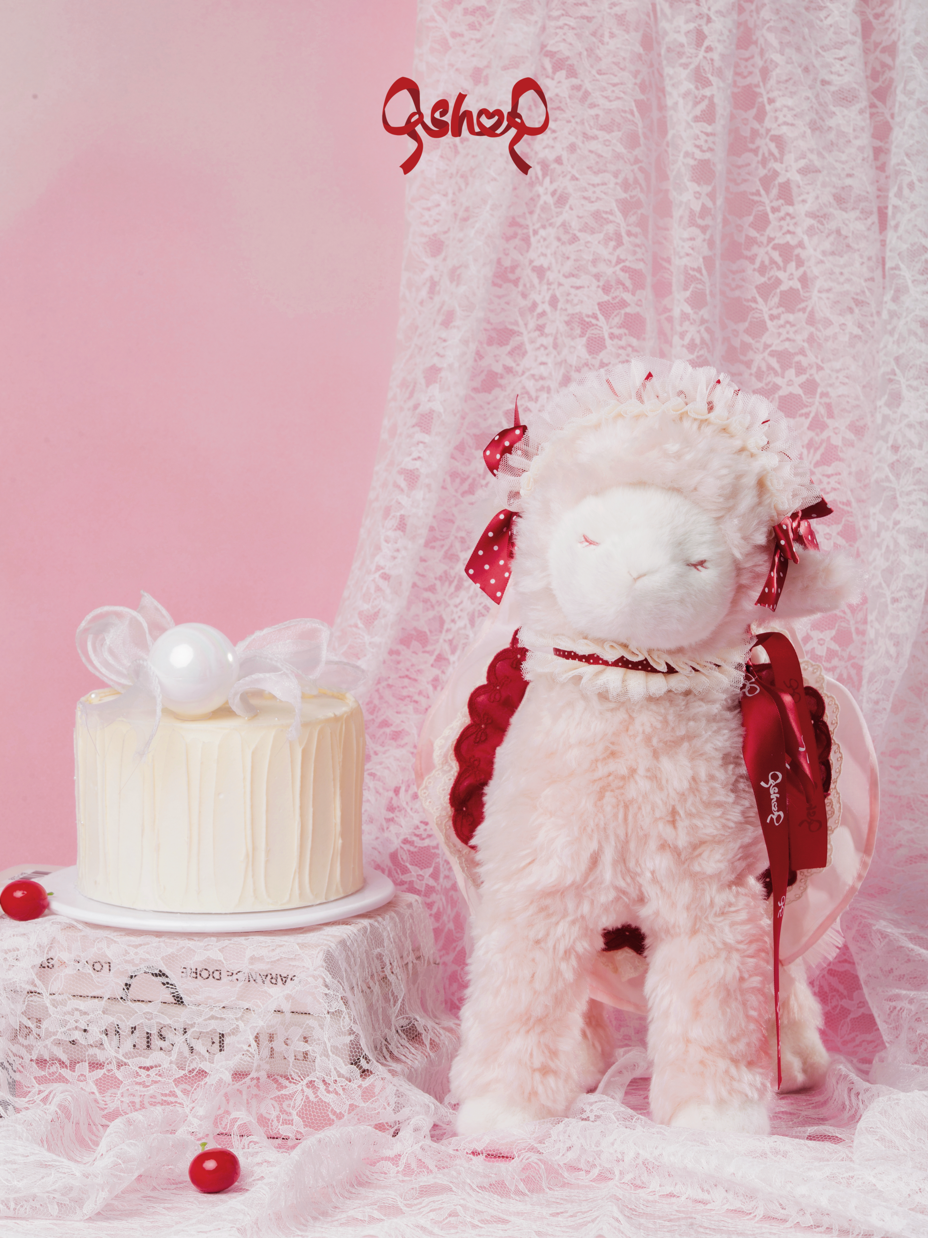 Sweet Lolita Lamb Plush Bag, Adjustable Bag Strap 45489:851427