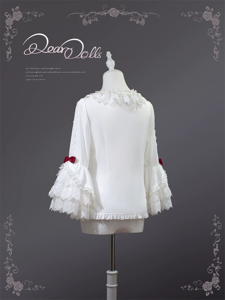 To Alice~Dear dolls~Sweet Lolita JSK Suit Princess Lolita Blouse and BNT 41292:707860