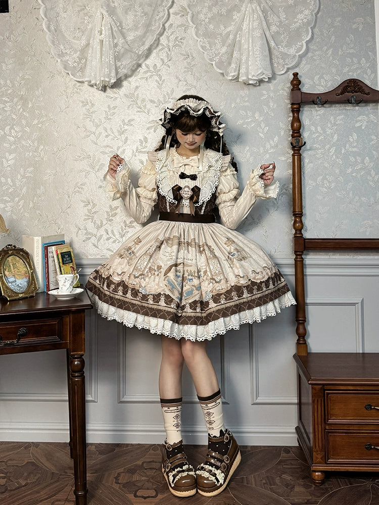 Alice Girl~Sea Salt Fairytale~Sweet Lolita Detachable Sleeves