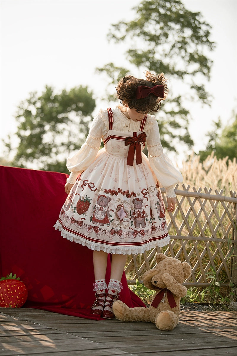 Your Princess - Winter Gift - Kawaii Lolita JSK and Coat Set