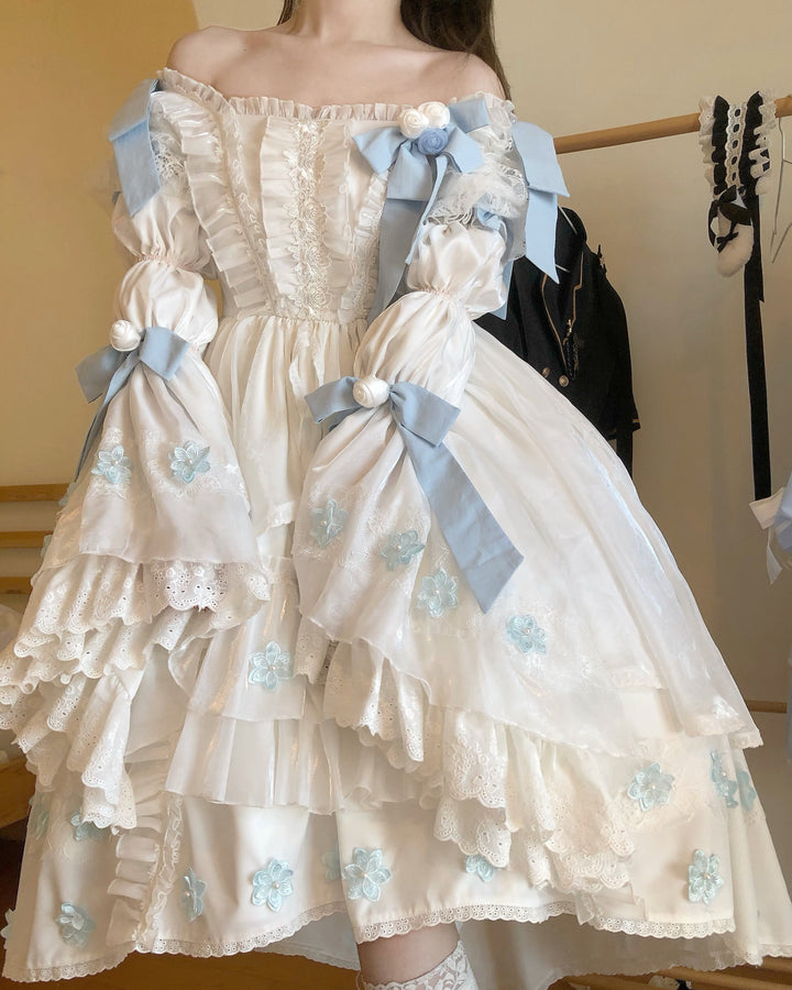 Fishing Boss~Winter Tinglan~Exquisite Lolita Princess Dress   