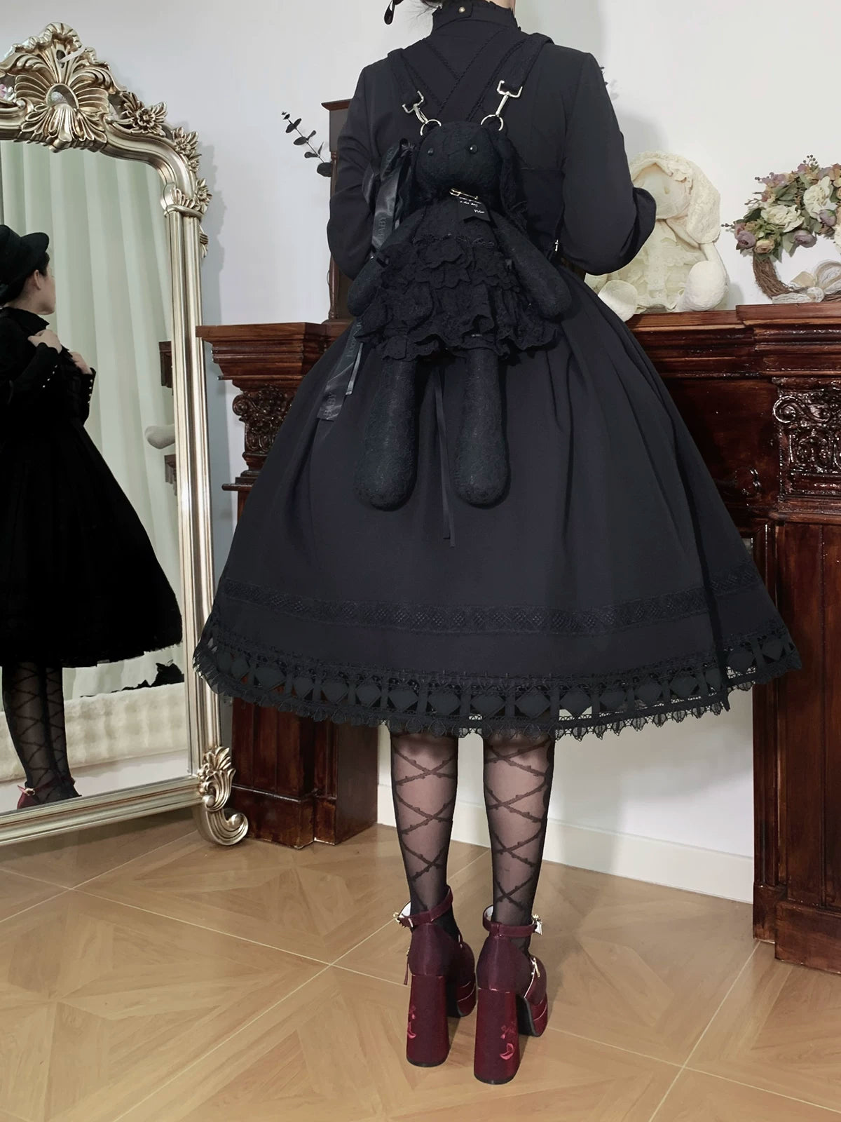 Serenade - Bust-Supporting Elegant Lolita JSK Dress, Three Length Styles