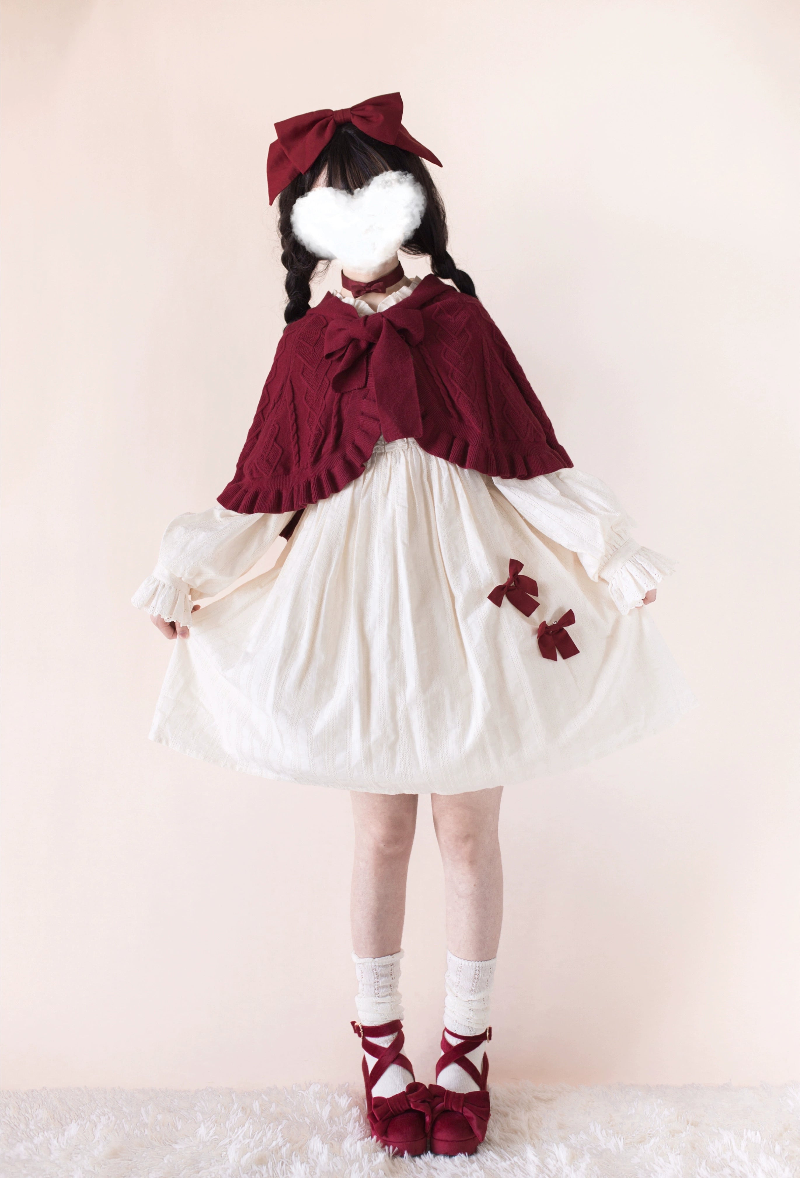 Sara Bell~Little Red Riding Hood~Sweet Lolita Thick Chirstmas Cloak 22398:318912