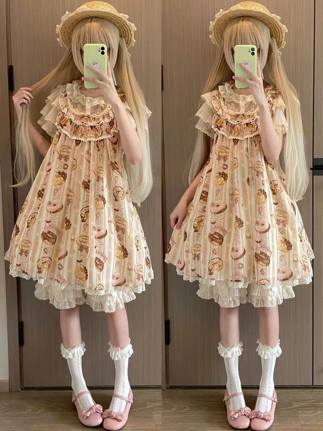 Ilovexiaolu~Gorgeous Lolita Bloomers in Coral Fleece & Cotton Styles 42937:758321
