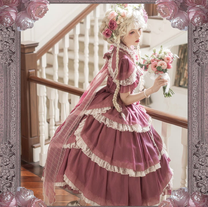 Henrietta~Look for Butterflies~Elegant Lolita Princess Dress Multicolor Custom Size   